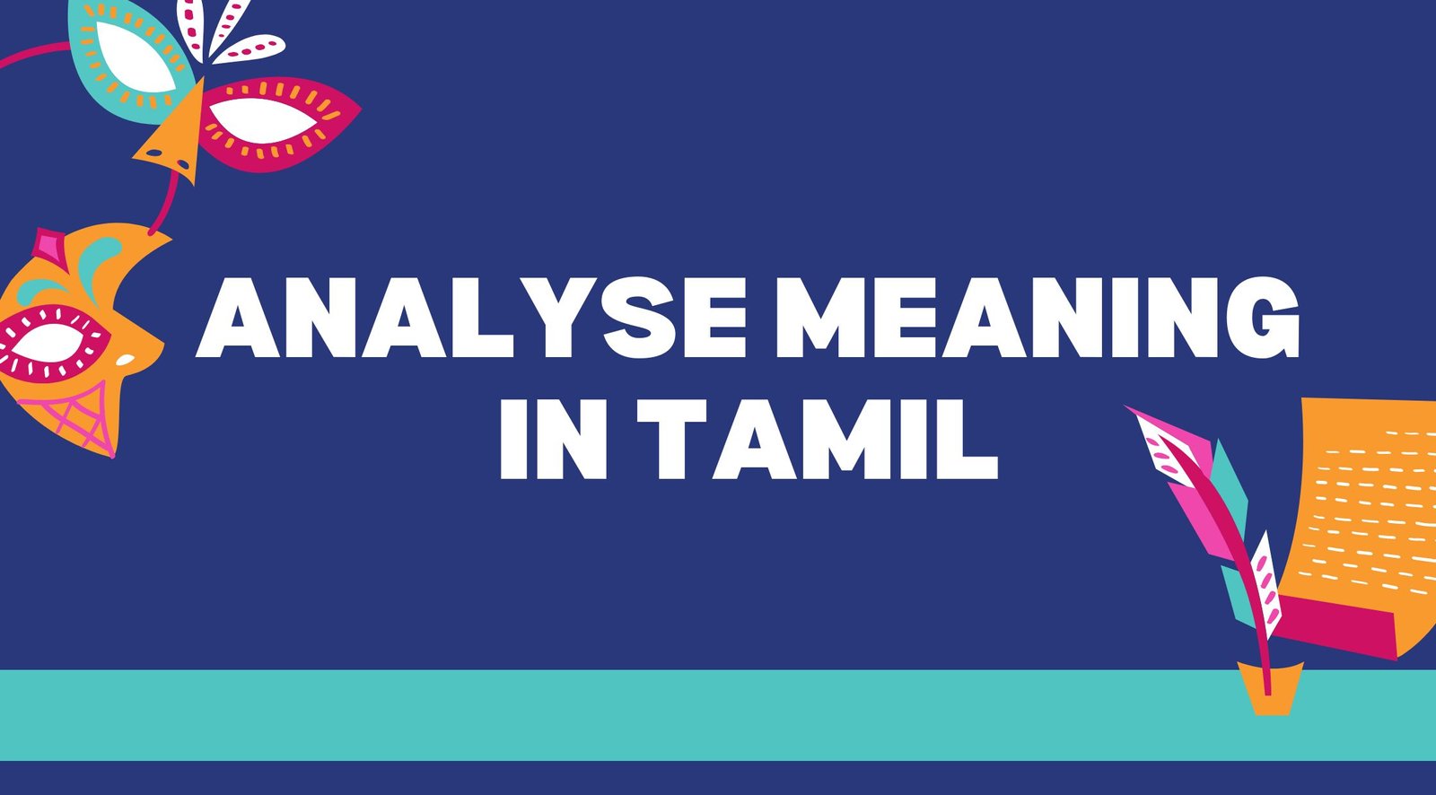 Analyse Meaning in Tamil
